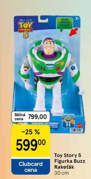 Toy Story 5 Figurka Buzz Rakeťák, 30 cm