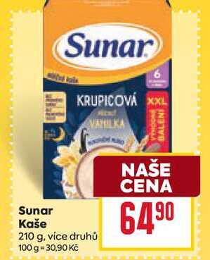 Sunar Kaše 210 g