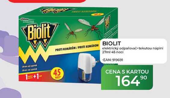 BIOLIT elektricky odpařovač-tekutou náplní 27ml