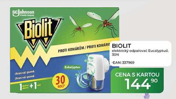 Biolit elektrický odpařovač Eucalyptus\ 30N