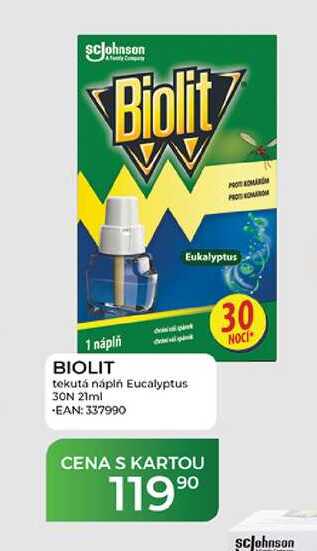 BIOLIT tekutá náplň Eucalyptus 30N 21ml