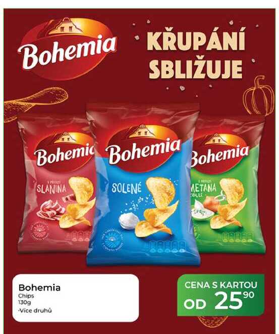 Bohemia Chips 130g