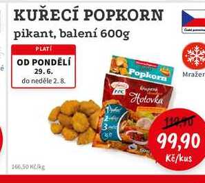 KUŘECÍ POPKORN pikant, balení 600g
