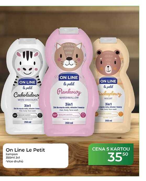 On Line Le Petit Šampon 350ml 3v1