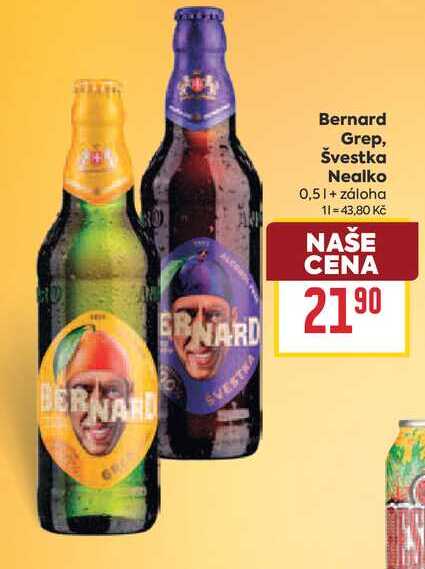 Bernard Grep, Švestka Nealko 0,5l