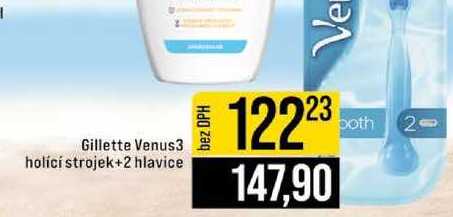 Gillette Venus3 holící strojek+2 hlavice