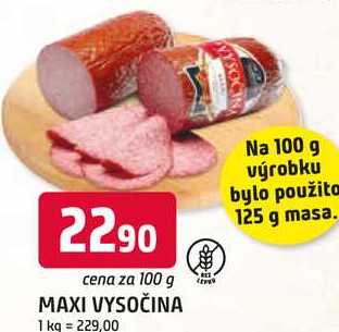 MAXI VYSOČINA 100g