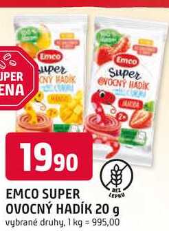 EMCO SUPER OVOCNÝ HADÍK 20 g