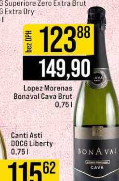 Lopez Morenas Bonaval Cava Brut 0,75l