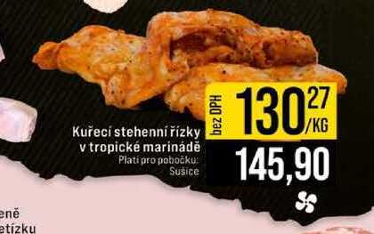 Kuřecí stehenní řízky v tropické marinádě 1kg