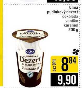 Olma pudinkový dezert čokoláda vanilka karamel 200 g