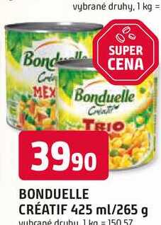 BONDUELLE CRÉATIF 425 ml/265 g