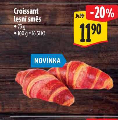 Croissant lesní směs 73g 