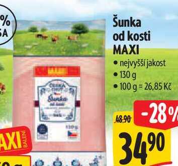  Šunka od kosti MAXI 130 g