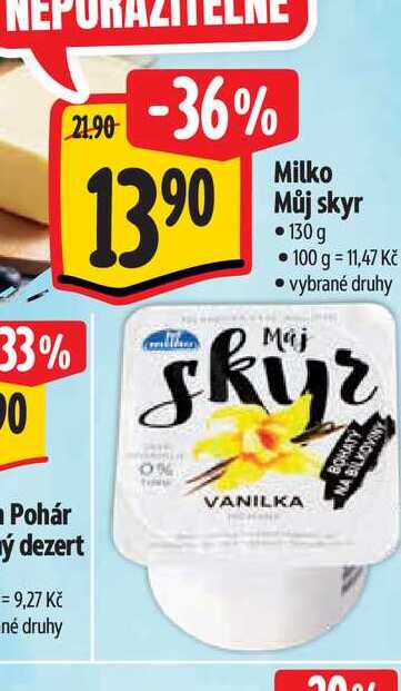  Milko Můj skyr •130 g  