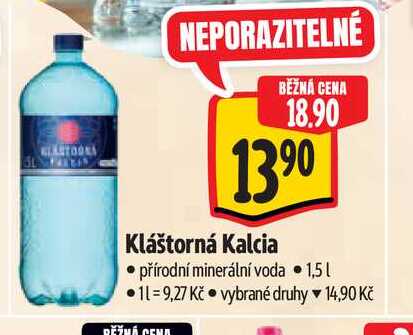   Kláštorná Kalcia  1,5 l