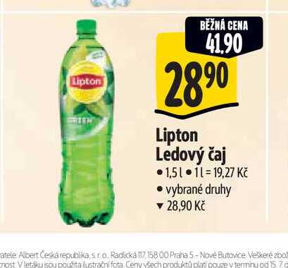 Lipton Ledový čaj 1,5 l