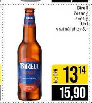 Birell řezaný světlý 0,5l