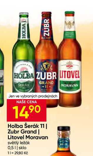 Holba Šerák 11 0,5l sklo
