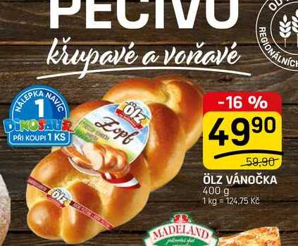 ÖLZ VÁNOČKA 400 g