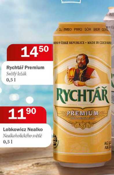 Rychtář Premium Světlý ležák 0,51