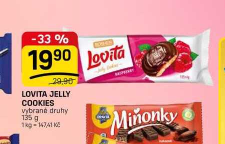 LOVITA JELLY COOKIES vybrané druhy 135 g