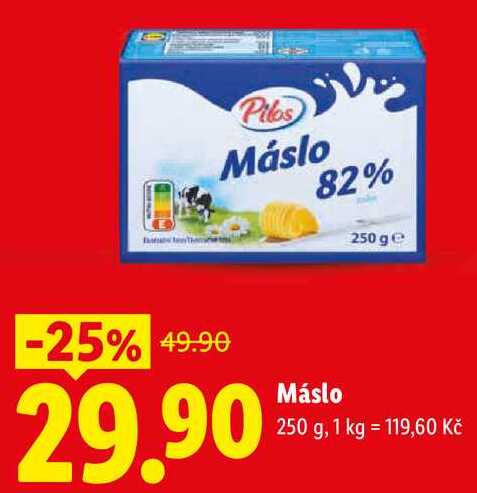 Máslo, 250 g