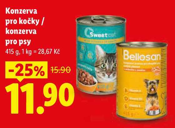 Konzerva pro kočky/konzerva pro psy, 415 g