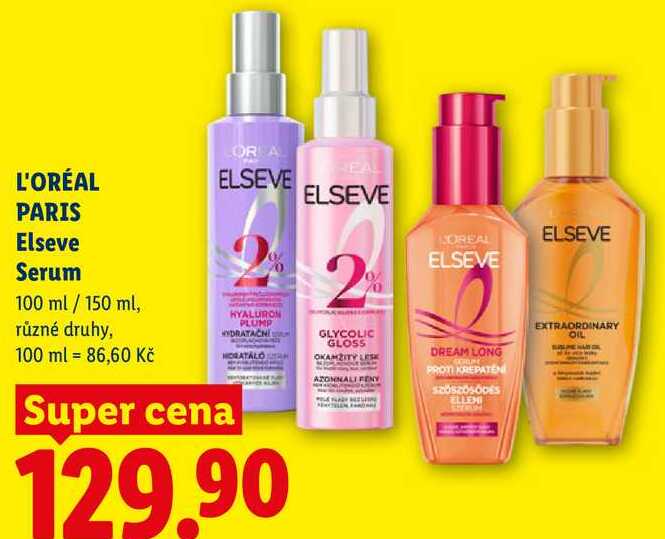 L'ORÉAL PARIS Elseve Serum, 100 ml/150 ml