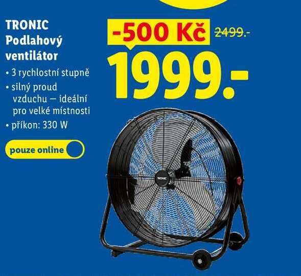 TRONIC Podlahový ventilátor