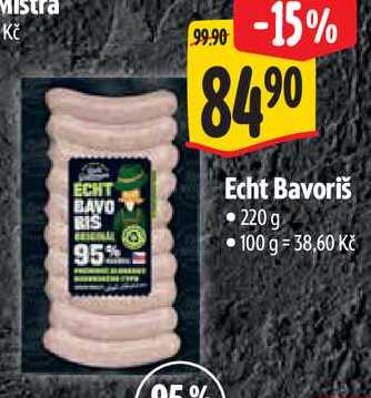 Echt Bavoriš, 220 g
