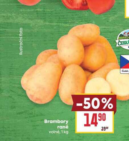 Brambory rané volné, 1 kg