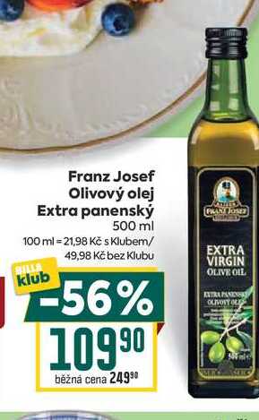 Franz Josef Olivový olej Extra panenský 500 ml 
