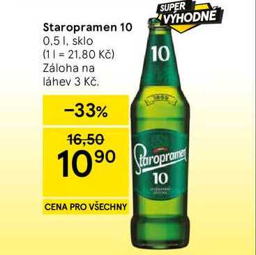 Staropramen 10, 0.5 l