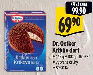 Dr. Oetker Krtkův dort, 435 g 