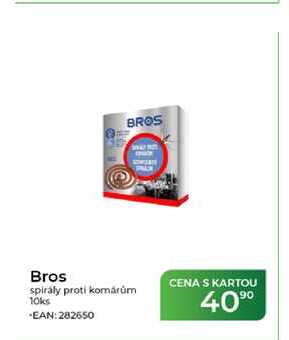 Bros spirály proti komárům 10ks  