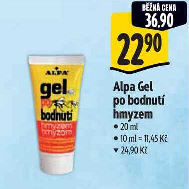 Alpa Gel po bodnutí hmyzem, 20 ml