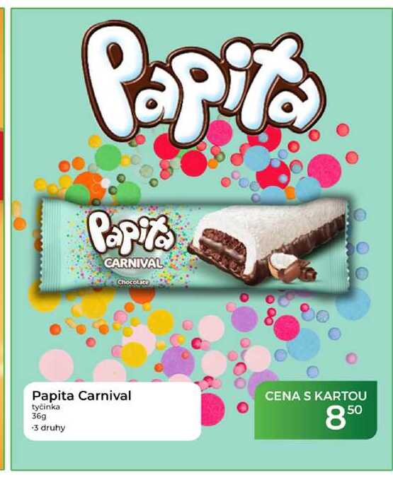 Papita Carnival tyčinka 36g