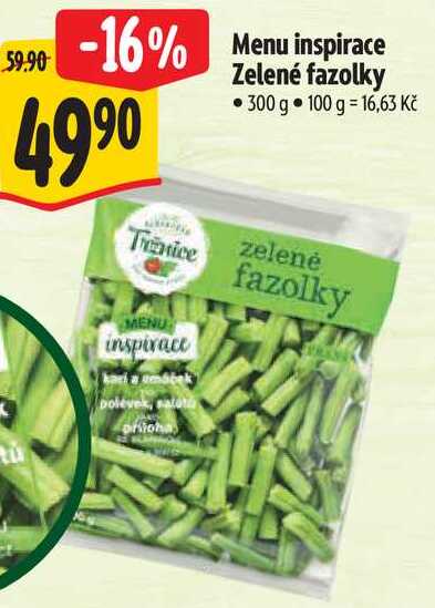 Menu inspirace Zelené fazolky, 300 g