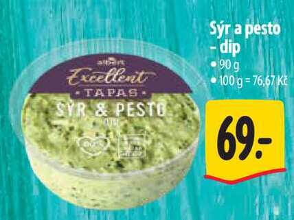 Sýr a pesto - dip, 90 g