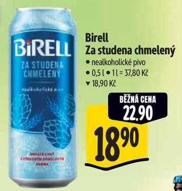 Birell Zza studena chmelený , 0,5 l