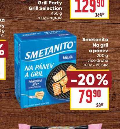 Smetanito Na gril a pánev 200 g 