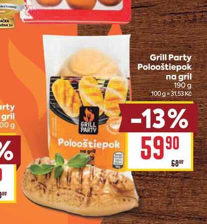 Grill Party Polooštiepok na gril 190 g