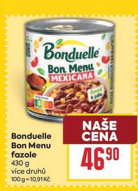 Bonduelle Bon Menu fazole 430 g 