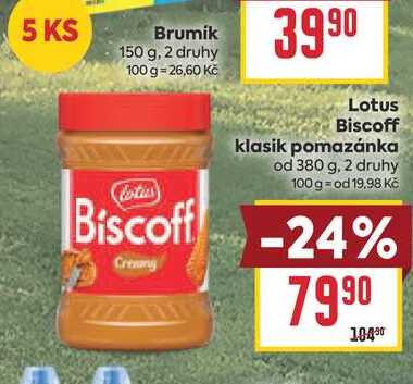 Lotus Biscoff klasik pomazánka od 380 g