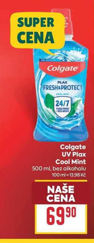 Colgate UV Plax Cool Mint 500 ml