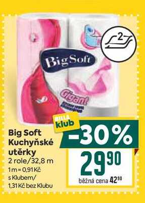 Big Soft Kuchyňské utěrky 2 role