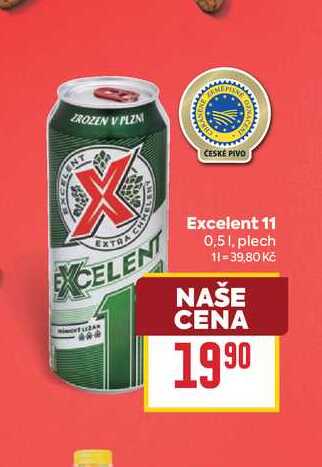 Excelent 11 0,5l, plech 