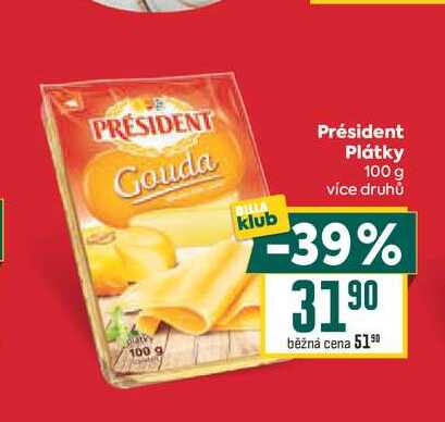 Président Plátky 100 g