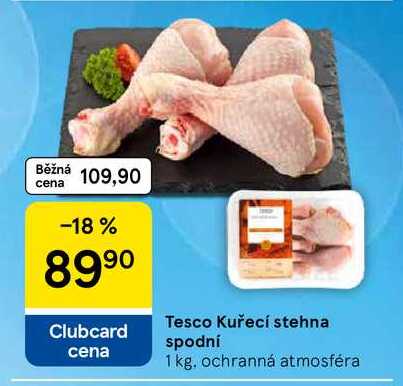Tesco Kuřecí stehna spodní, 1 kg